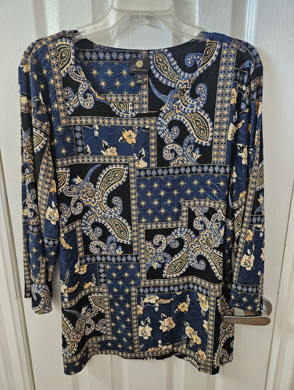 JM Collection XXL 3/4 Sleeve Top